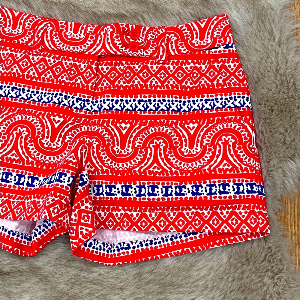 Vineyard Vines Printed Shorts Size 0 Red in Color New without Tags 🏷 - Picture 2 of 7
